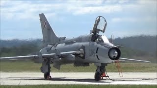 Piknik Lotniczy Świdwin 2018 SU22Mig 29XA41pokaz statyczny [upl. by Korff]