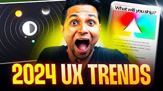 2024 UIUX DESIGN TRENDS INSANE 🤯  Graphic Design Trends 2024  Saptarshi Prakash [upl. by Musihc]