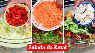 RECEITA DE SALADA AGRIDOCE QUE VAI SALVAR SEU NATAL🎄NÃO MURCHA  SIMPLES E DELICIOSA [upl. by Mighell]