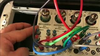 metasonix rk5 LPG amp rk4 modules with SQ1 BUCHLA STYLE [upl. by Livy]