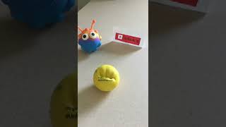 Satisfied video expanding foam ball with Albert the alien shorts satisfying [upl. by Nallij99]