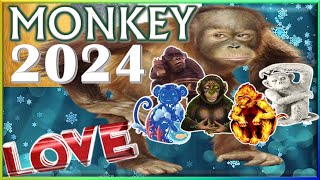 Monkey Horoscope 2024  Love  Born 2016 2004 1992 1980 1968 1956 1944 1932 [upl. by Levan]