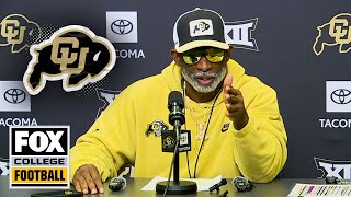 Press Conference Deion Sanders previews Colorado vs Texas Tech  CFB on FOX [upl. by Anaitit]