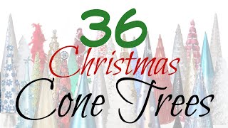 36 Christmas Cone Trees Make your own DIY Cone Tree for Christmas [upl. by Ased]