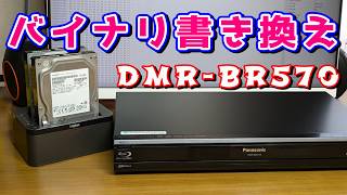 【Panasonic DIGA】バイナリを書き換えて320GBのHDDから1TBのHDDに換装する動画 [upl. by Jonna304]