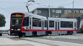 ⁴ᴷ⁶⁰ First Westbound Train SF MUNI 2011 amp 2077 on L Taraval to SF Zoo  Full Route [upl. by Maureen]