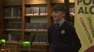 Poetry Aloud Finals 2019  Juniors  Round Two [upl. by Naneik]