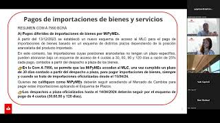 Banco Santander Nuevas normativas Comex  Mipymes [upl. by Resneps]