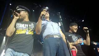 Dierks Bentley Cole Swindell amp Jon Pardi Drunk on a Plane Pittsburgh 62417 [upl. by Ayanal368]