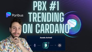 PBX Is 1 Trending on Taptools after bridging to Cardano Bullish [upl. by Ramirol]