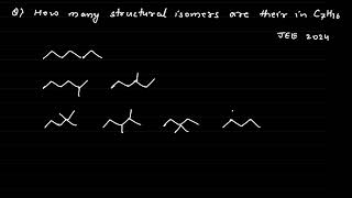 How many structural isomers are there in C7H16 ￼￼￼ [upl. by Elfrieda558]