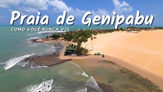 Praia de Genipabu  Dunas  Drone 4K  Footage 15 [upl. by Zoilla]