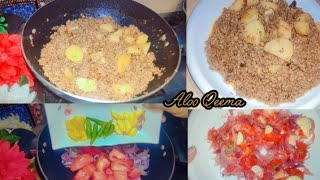 Aloo Keema Recipe  Dhaba Style Aloo Keema  Restaurant Style Aloo Keema Recipe [upl. by Roxanna]