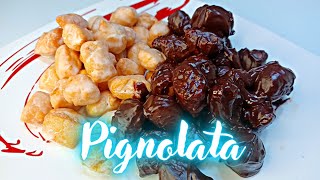 PIGNOLATA SICILIANA Glassata Ricetta Originale Messinese [upl. by Anella]