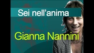 Sei nellanima Gianna Nannini Accordi Chitarra [upl. by Solracnauj]