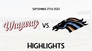 HIGHLIGHTS  Waywayseecappo Wolverines  Swan Valley Stampeders September 27th 2023 [upl. by Daffie]