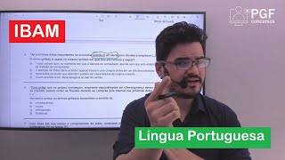 Questões de Língua Portuguesa  Banca IBAM [upl. by Reta]