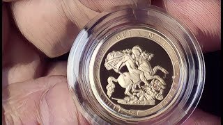 Heres the 200th Anniversary Piedfort Sovereign  The first of its kind by the Royal Mint [upl. by Ofori]