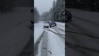 Subaru Impreza WRX STI on a snowy road subaru impreza wrx sti [upl. by Sholeen205]