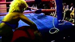 GLOW Gorgeous Ladies of Wrestling S1  Dallas vs Ninotchka Texas Bar Room Brawl Part 2 [upl. by Alake]