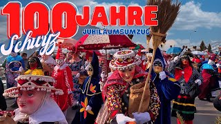 Jubiläumsumzug 100 Jahre Schwyzer Nüssler  Fasnacht in Schwyz [upl. by Dolhenty]