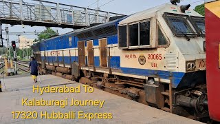 EMD Ke Saat Train Journey  17320 Hyderabad  Hubballi Express [upl. by Jolynn]