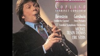 Bernstein Clarinet Sonata  Stern · Stolzman · London Symphony Orchestra [upl. by Allis53]