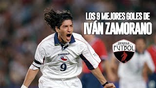 Los 9 Mejores Goles de Iván Zamorano  Prensafútbol [upl. by Silsbye]