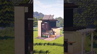 Tiny Modern house with Cocricot mod minecraft cocricot modernhouse [upl. by Ominorej]