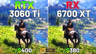 10 Games on RTX 3060 Ti vs RX 6700 XT in 2023  1080p [upl. by Oigufer]