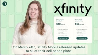 Xfinity Mobile New Plans Explained [upl. by Annia]