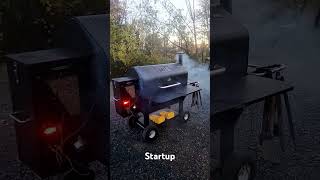 Gmg peak prime start up pelletgrill bbq greenmountaingrills outdoorcooking food [upl. by Ivanah279]