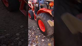 Before and After Drainage System Install kubotab2601 Kubota Tractor [upl. by Arekat]