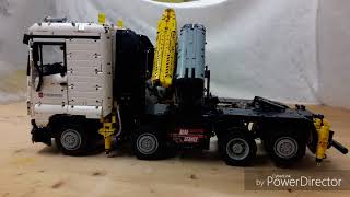 Lego technic moc Crane Truck 8x8 [upl. by Bloom]