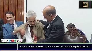 8th Post Graduate Research Presentation Programme Begins At SKIMS [upl. by Anawt]