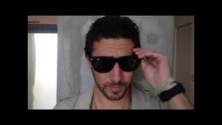 RayBan RB2140 901 Wayfarer Sunglasses Size Review and Fitting [upl. by Erehpotsirhc]