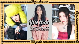 Like That lyrics  Mio ft Asa and Ruka  Og singers Babymonster  Cover by mio [upl. by Sanbo]