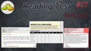 TOEIC Reading Test 37 Practice TOEIC Reading Test 2022 with Answers Sheet PDF available [upl. by Carbone3]