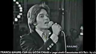 FRANCO SIMONE  Canzonissima 1973  Rai uno [upl. by Sadirah]