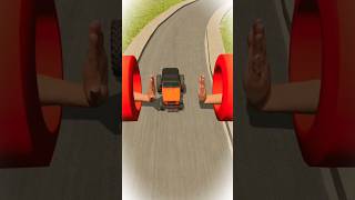 Car Vs Hand ✋😂 beamNGdrive beamngdrive shorts [upl. by Andris]