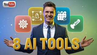 8 Super Useful AI Tools for YouTube Creators  Use These 8 FREE AI Tools for YouTube Creator [upl. by Kcinnay77]