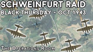 The Second Schweinfurt Raid  The USAAFs Black Thursday October 1943  Animated [upl. by Nanor632]