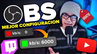 LA MEJOR CONFIGURACION DE OBS PARA CUALQUIER PC TWITCHYOUTUBE GRATIS  ConsejosTutorial  UrbVic [upl. by Berget915]