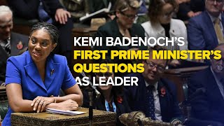 Kemi Badenoch EMBARRASSES Keir Starmer at her first PMQs [upl. by Uuge]