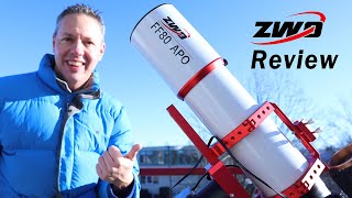 ZWO FF80 Telescope Review  First light [upl. by Yesima]