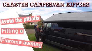 How to fit an awning Fiamma f80s to l3h2 citroen relay [upl. by Enileuqkcaj]