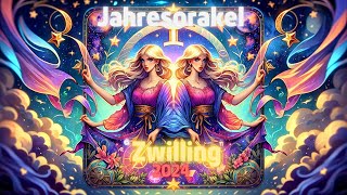 ✨ Zwilling 2024 Deine exklusive Jahresvorschau Dein Sternzeichen Orakel✨ TarotHoroskop [upl. by Wharton]