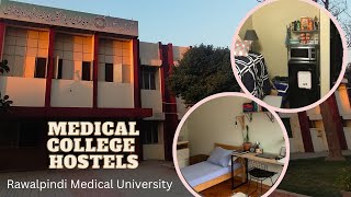 Rawalpindi Medical University Hostel Tour  Medical College Hostels of Pakistan  facilities amp dues [upl. by Ennaitak]