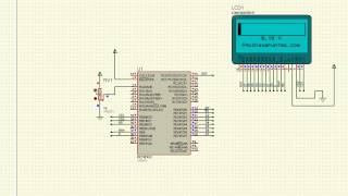 Simulación GLCD en Proteus [upl. by Htebazile7]