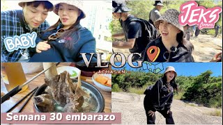 Esto faltaba hacer antes de mudarnos Subí la montaña a mis 8 meses de embarazo 🤰🏻 vlog [upl. by Kletter]